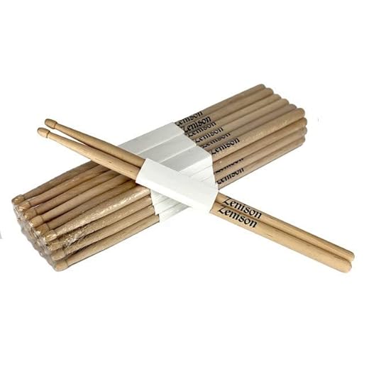 24 PAIRS - 7A WOOD TIP NATURAL MAPLE DRUMSTICKS - PRO 48 DRUM STICKS NEW