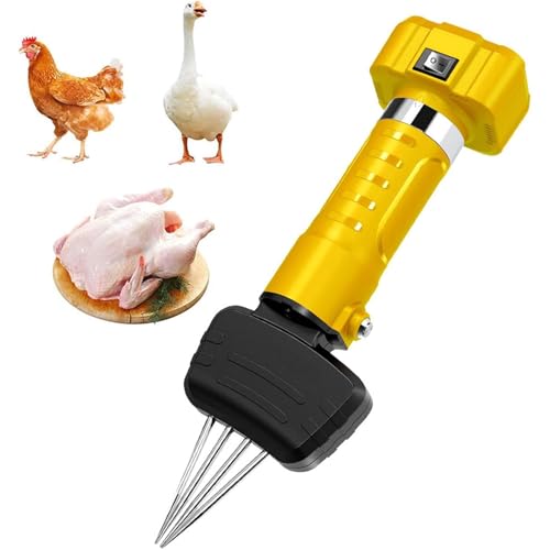 Bdjsn plumeuse sans fil portative pour volailles variées