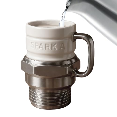 Bujías Taza, Plug Mug, Taza de Café Beber Decoración, Divertida Novedad De Estilo Mecánico Para Mecánicos Autonarios Amantes Del Garaje Amantes De Los Automóviles, Para Navidad, Oficina Hogar