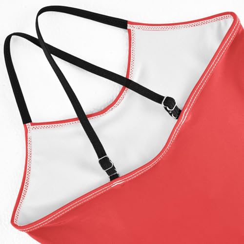 Red Bathing Suits for Girls Kids Swimsuits Summer Beach One Piece Swimsuits Swimwear4