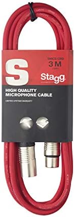 Stagg SMC6 BL 6m S-Series XLR to XLR Microphone Cable - Blue