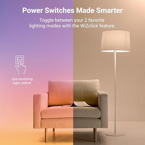 Image of HALO 4 in Smart Wi-Fi Recessed LED Downlight Connected by WiZ Pro with SpaceSense Motion Detection, Dimmable, Full Color Changing, 600 Lumens, Wet Rated Ceiling Light - RL4069WZRGBWWHR