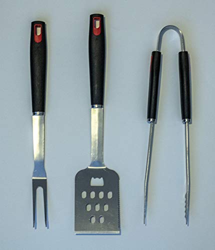 Set de Herramientas para Parrilla Acero Inoxidable 3 Piezas miniatura 2