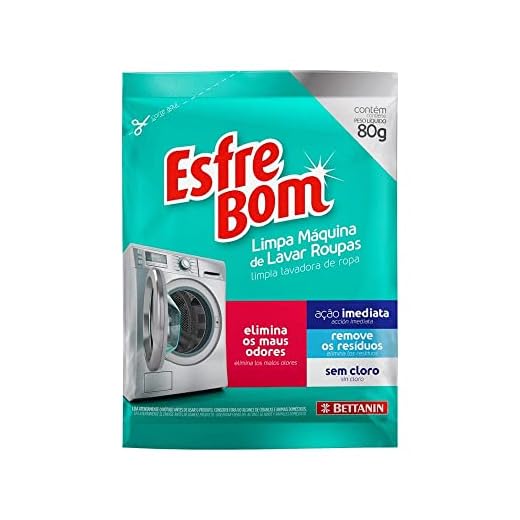 EsfreBom - Limpa Máquina de Lavar Roupas Sachê de 80 g, Bettanin