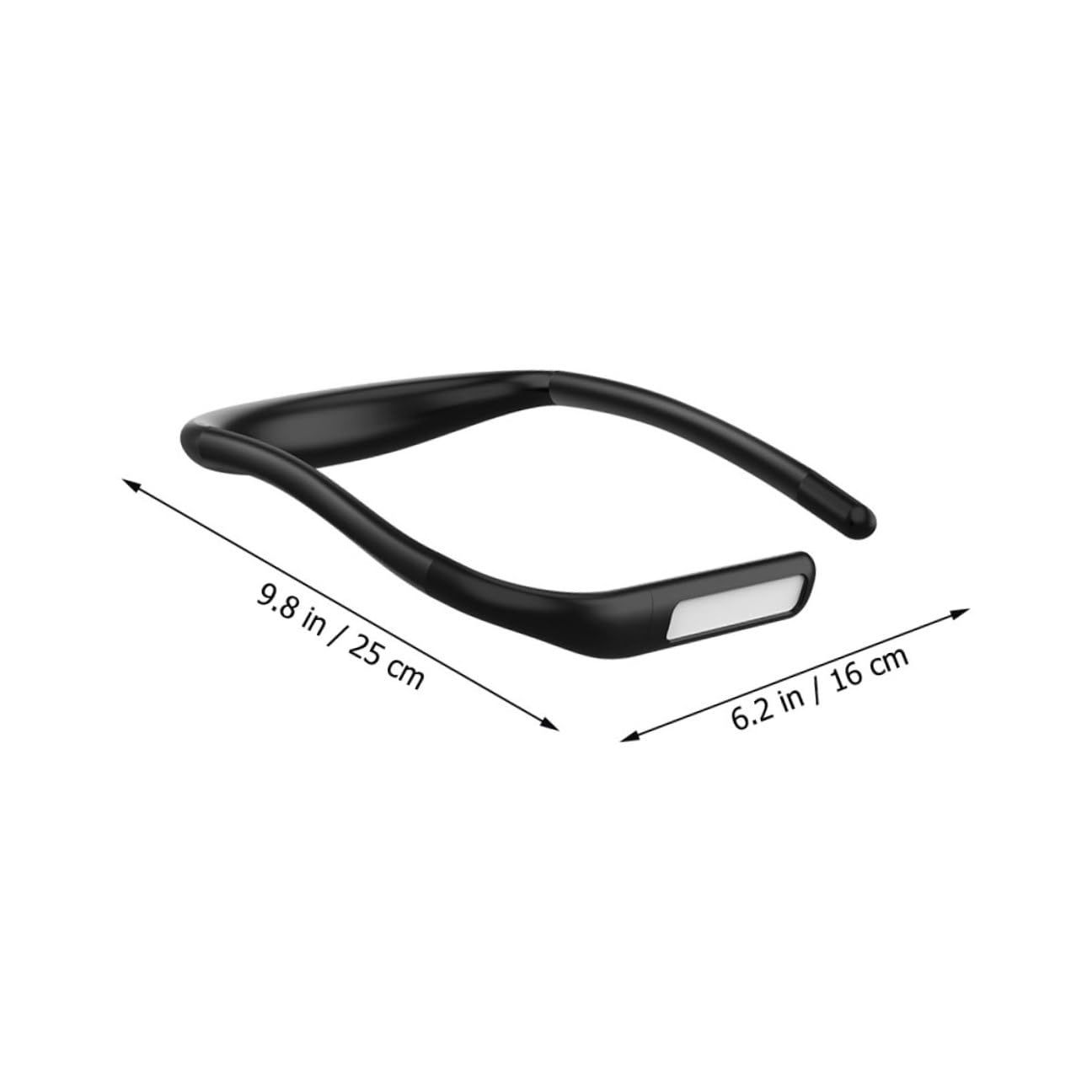 Lampe de Cou LED Rechargeable 1800 Mah Noire pour Lecture