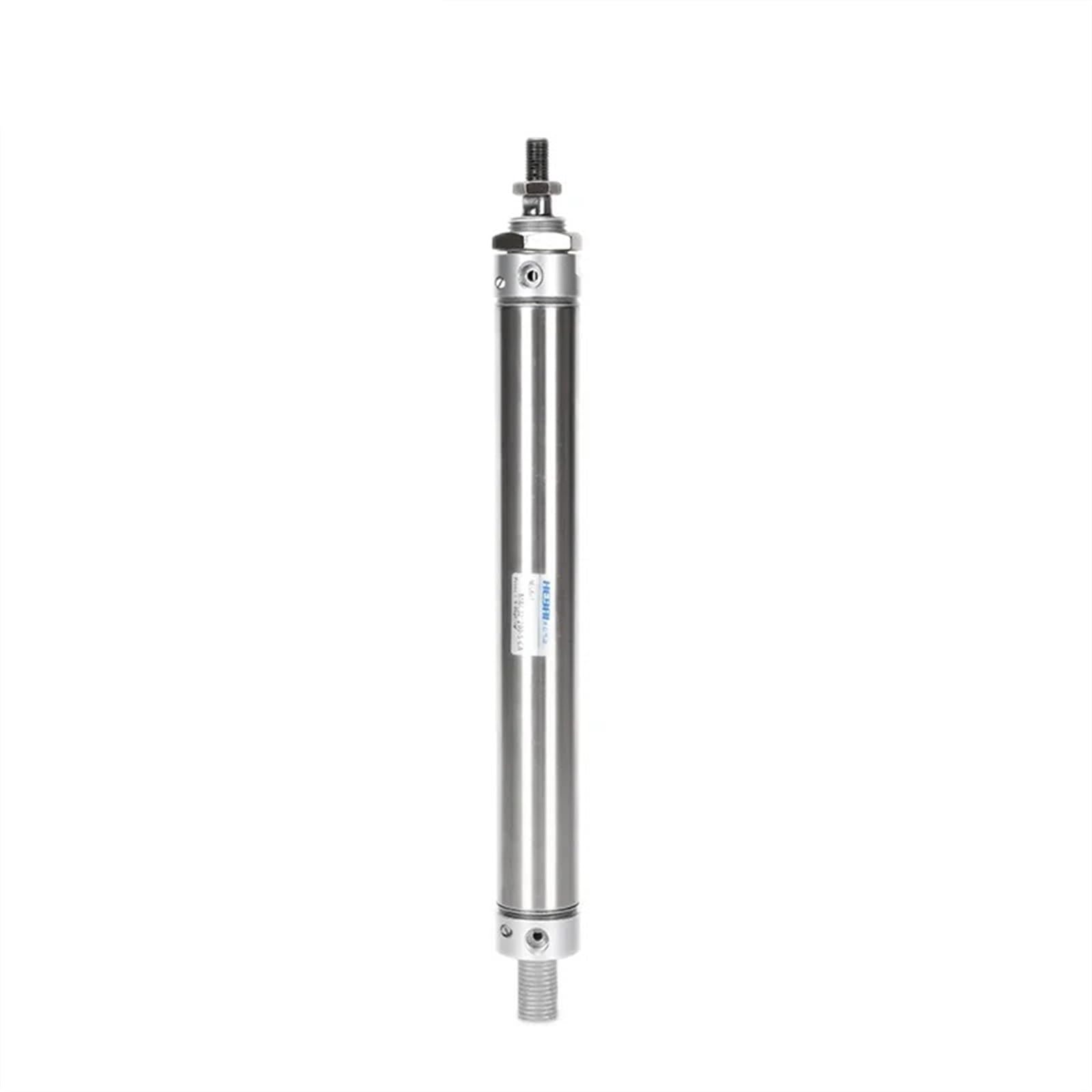 Mini cilindro neumático de acero inoxidable con amortiguador Cilindro neumático Diámetro MAC32 Carrera 25-300 mm Cilindro de aire(MAC32X250-S-CA)
