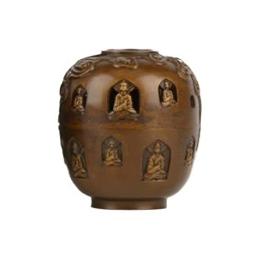 Incense Burner Creative Retro Copper Incense Burner Home Indoor Sandalwood Aromatherapy Ornaments Waterfall Incense Burne