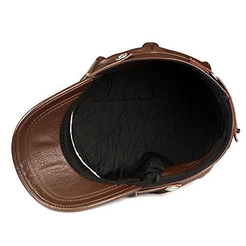 Leather Greek Fisherman Hat Sailor Fiddler Driver Hat For Men Women #TOP3
