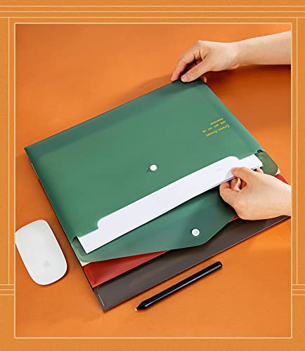 Wiekyze Project Envelope A4 Size Set Of 12Pcs,String-Tie Closure,Project Pockets File Organizer Envelopes Expandable Gusset Set For Office School,Assorted Colors. #TOP1