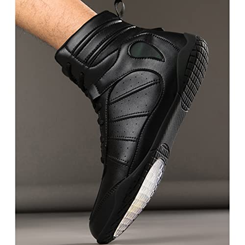 Wrestling Shoes for Men Lightweight Breathable Training Shoe Leather Boxing Shoes for Adults4