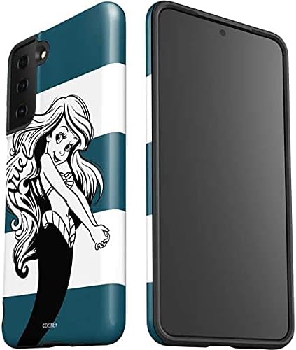 Skinit Pro Phone Case Compatible with Galaxy S21 FE - Officially Licensed Disney The Little Mermaid Ariel Stripes Design