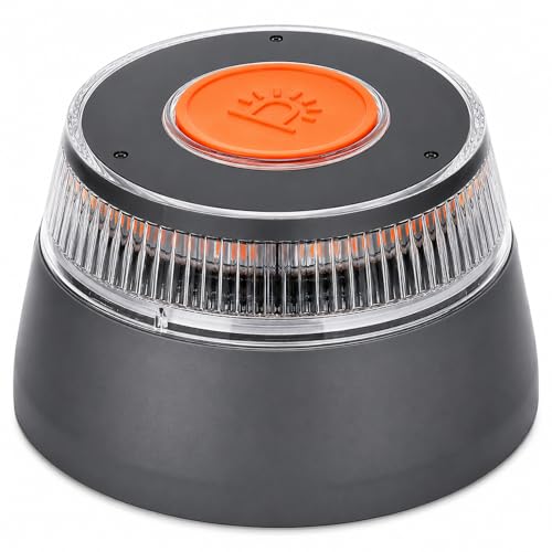 Luz de emergencia V16 geolocalizada IP54 con base magnética y batería incluida