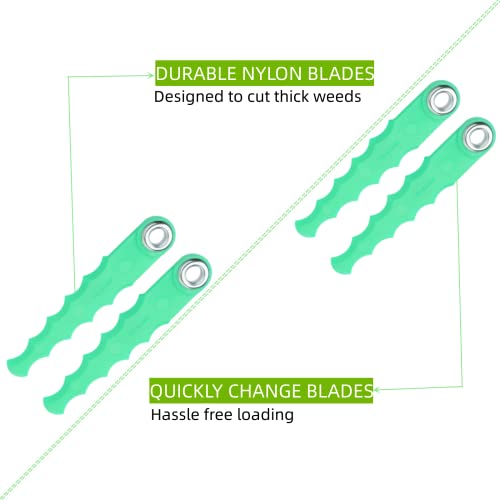 THTEN WA0014 Trimmer Replacement Blades Compatible with Worx WG168 WG184 WG190 WG191 Weed Eater String 18 Pack