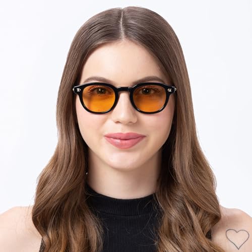 Image of Shisen Fox KITSUNE 2.0 Unisex Sunglasses with Oval Design | Non-Polarized Lenses | Trendy Sun Glasses for Men & Women | Fashion Sunglasses | Acetate Material