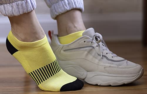 Tipi Toe Women's 12-Pairs Low Cut Athletic Sport Peformance Socks, (Sock Size 9-11) Fits Shoe Size 6-10, Ws16 #TOP4