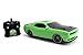 Jada Toys HyperChargers Big Time Muscle RC 2015 Challenger Hellcat Vehicle (1/16 Scale), Green/Black