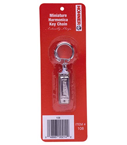 Hohner108 Mini Harmonica, porte-clés, Key of C Major - Les Beatles, Paul McCartney, John Lennon, RIngo Starr, George Harrison Hohner108 Mini Harmonica, porte-clés, Key of C Major – Image 3