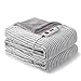 Ourea Weighted Blanket for Kids (8 lbs, 48" x 78", Grey, Twin) Natural Cotton with Lead-Free Glass Beads