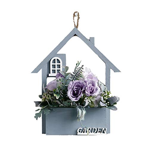 Pot de fleurs à suspendre au mur avec fixation stable pour porte - 2