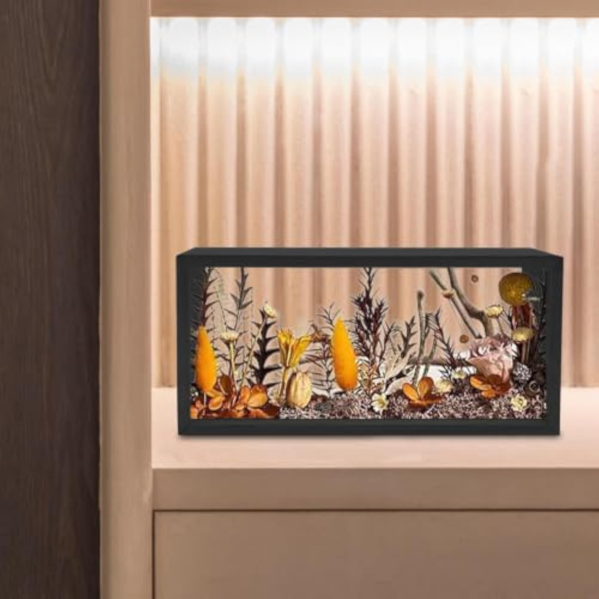Wood Memory Box Shadow Box Picture Frame for Photos