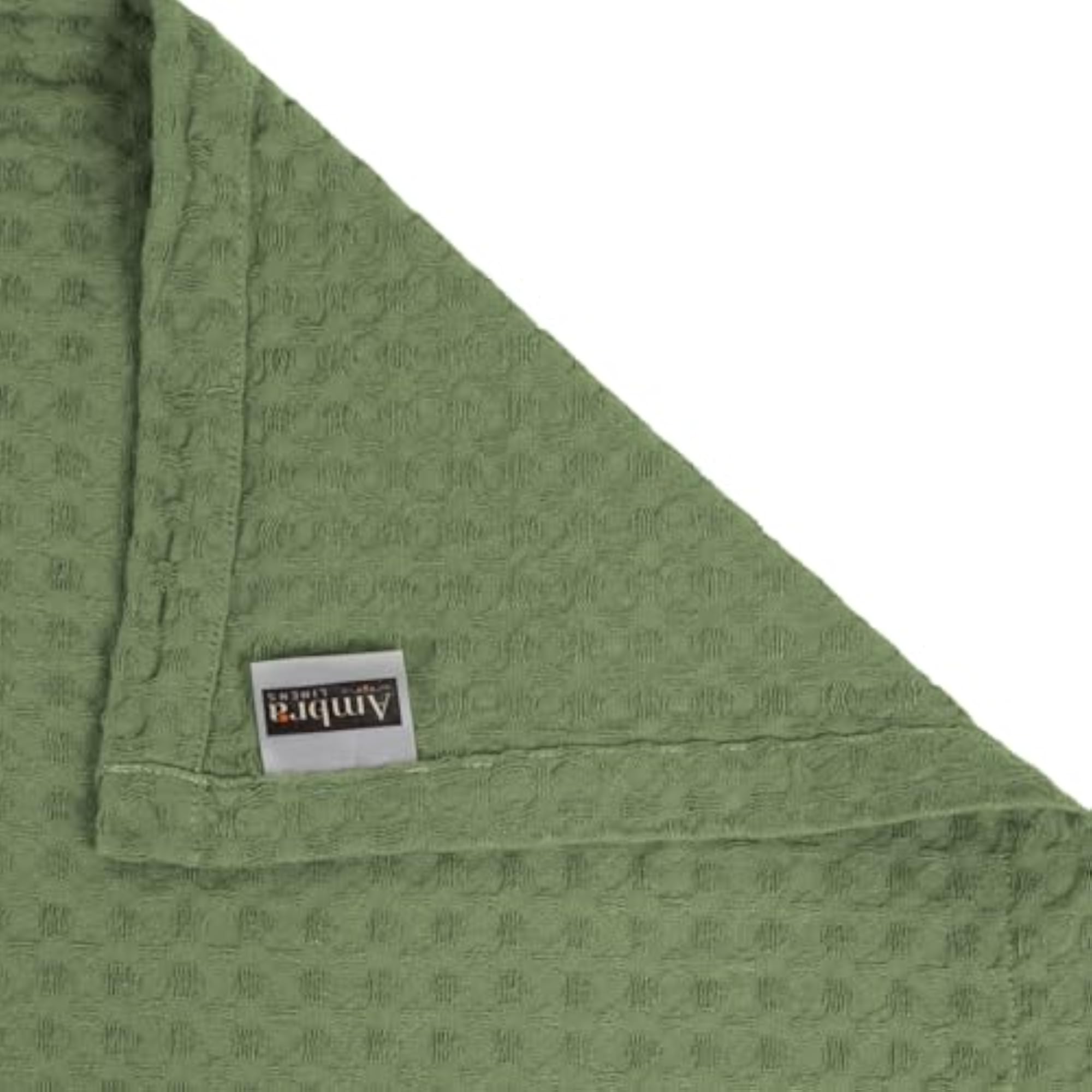 Waffle Knit Cotton Throw Blanket for Living Room