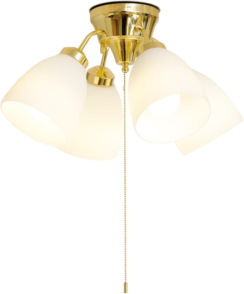 Kishima Manon Ceiling Light Gold 4-Light GEM-6926