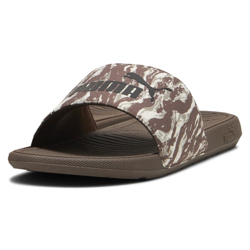 PUMA Mens Cool Cat 2.0 Protective Nature Slide Casual Sandals Casual - Brown - Size 10 M2