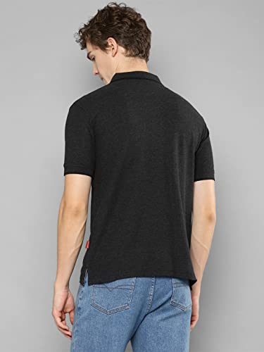 Image of Allen Cooper Solid Pure Cotton Polo Tshirts for Men