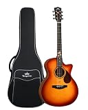 Violão kepma F0Pro BS tampo maciço acústico