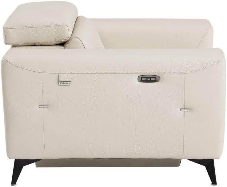 Miniatura 7 de Blackjack Furniture Ferrara Power Sofá reclinable biplaza con puertos USB para cargar dispositivos, reposacabezas ajustables multiposición, diseño