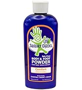 Squeaky Cheeks Comfort Blend Body and Foot Powder(5 oz) | Organic Talc-Free and All Natural Powde...