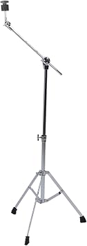 Boom Cymbal Stand, Adjustable Height 23.2-47.2inch, Foldable Cymbal Stand with Non Slip Feet for Drums