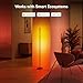 Nanoleaf Matter Smart Floor Lamp, LED Standing Lamps Work with Alexa, Music Sync Corner Lamp,16 Million Colors, 1700lm RGBTW Floor Lamp with Voice Control for Living Room, Ambient Lighting, Black