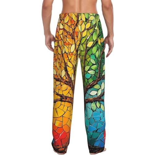 Christmas Winter Print Pajama Pants For Men, Men'S Separate Bottoms, Lounge Pants3