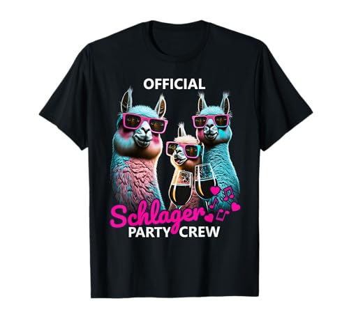 PARTY HASE Outfits für Party und Kneipentour Official Schlager Party Crew T-Shirt