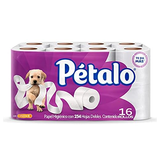 Pétalo Ultra Jumbo Papel Higiénico con Hojas Dobles - 1 x 16 Rollos