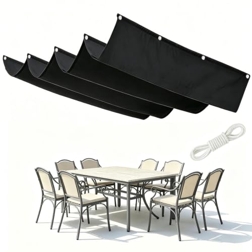 Toldo vela retráctil rectangular en tejido PES de alta resistencia y durabilidad 2