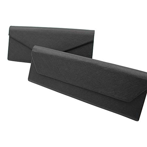 Image of Real Sic Glasses Case for Men and Women - Magnetic Folding Hard Shell Sunglass Holder - Inspired by Solid Color