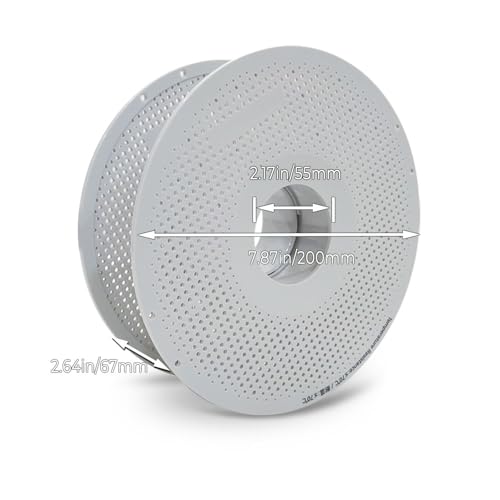 Image of Bamboo Original AMS Filament Tray Detachable Filament Reel Holder Low Temperature Tray Reusable Fit for PLA,PETG,TPU,ABS Compatible with Bambu X1,P1,A1 3D Printer (Clear /White Random)