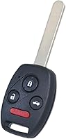 Vista 7 de Llavero de entrada sin llave compatible con Honda Civic 2006 2007 2008 2009 2010 2011 2012 2013 Control remoto llave de cabeza de repuesto
