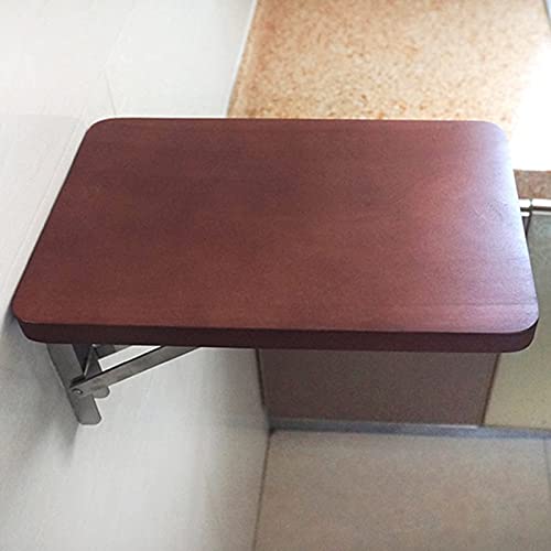 Table murale pliante bois gain de place petit bureau rabattable cuisine
