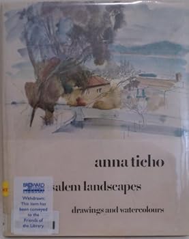 Hardcover Jerusalem Landscapes: Drawings and Watercolours Book