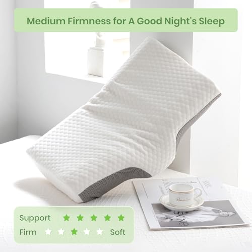 Oreiller en mousse à mémoire de forme ergonomique de qualité supérieure