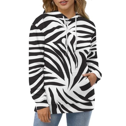 Hoodie texture animale UMENG pull à capuche unisexe taille S - 5