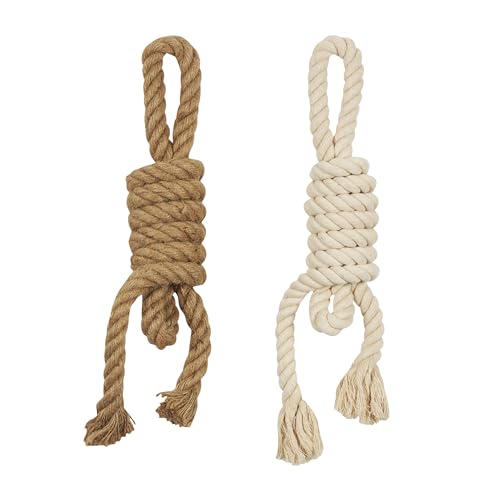 Deco 79 084100 Jute Rope Buoy Handmade Home Wall Decor Knotted Rope Wall Sculpture thumb #2