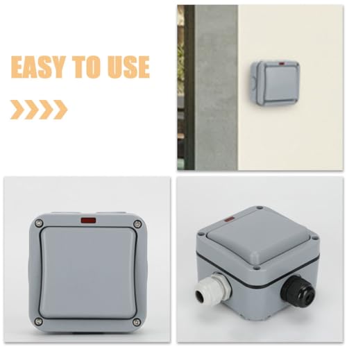 Interrupteur mural étanche IP65 pour stopper l'humidité extérieure - 5