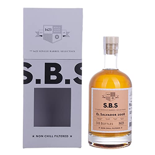 1423 S.B.S EL SALVADOR Rum 2008 55% Vol. 0,7l in Geschenkbox