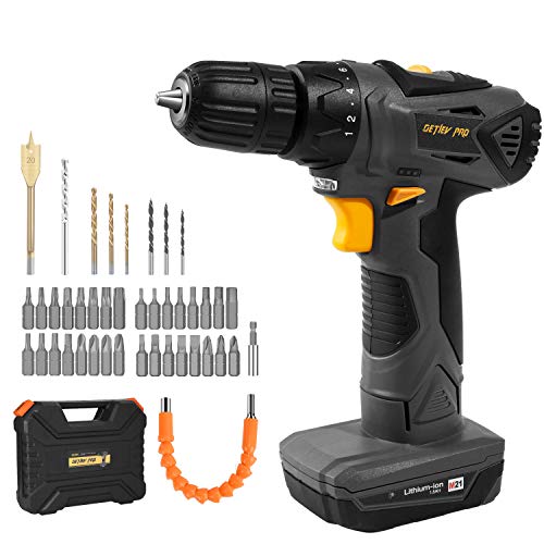 DETLEV PRO Akku-Bohrschrauber Akkuschrauber 21V (42-tlg. Zubehör, Max Drehmoment 42Nm, 2 Gang, 2 Akkus), 8104 (Verpackung MEHRWEG) 1 DETLEV PRO Akku-Bohrschrauber Akkuschrauber 21V (42-tlg. Zubehör, Max Drehmoment 42Nm, 2 Gang, 2 Akkus), 8104 (Verpackung MEHRWEG)