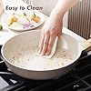 SENSARTE Ceramic Nonstick Frying Pan Skillet 11Inch Non Stick Omelette Pans, Non-toxic Healthy Kitchen Cooking Chef's Pan, Free of Intentionally Added PFOA/PFAS/PTFE, Induction Compatible, Taupe #3