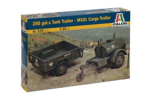 Italeri 510000229 1: 35 Gal. S Tank Trailer with M101 Kargo
